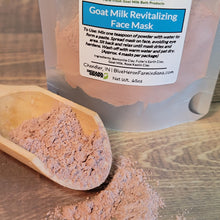 Load image into Gallery viewer, Goat Milk Revitalizing Face Mask