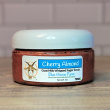 Load image into Gallery viewer, Cherry Almond Goat Milk Whipped Sugar Scrub