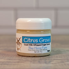 Load image into Gallery viewer, Citrus Grove Goat Milk Whipped Sugar Scrub