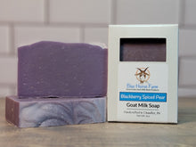 Load image into Gallery viewer, Blackberry Fizz Goat Milk Soap