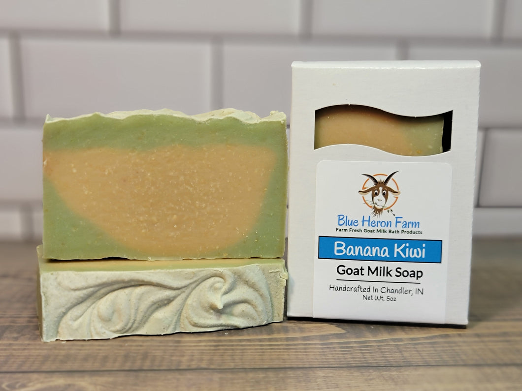 Banana Kiwi Goat Milk Soap