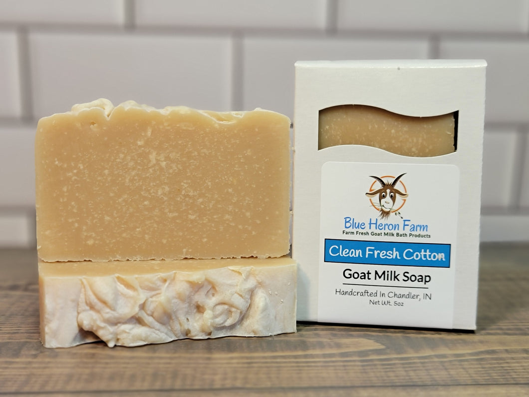 Clean Fresh Cotton Goat Milk Soap