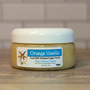 Orange Vanilla Goat Milk Whipped Sugar Scrub