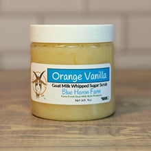 Load image into Gallery viewer, Orange Vanilla Goat Milk Whipped Sugar Scrub