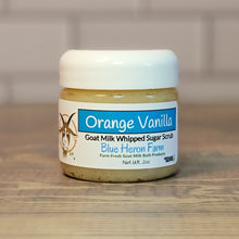 Load image into Gallery viewer, Orange Vanilla Goat Milk Whipped Sugar Scrub