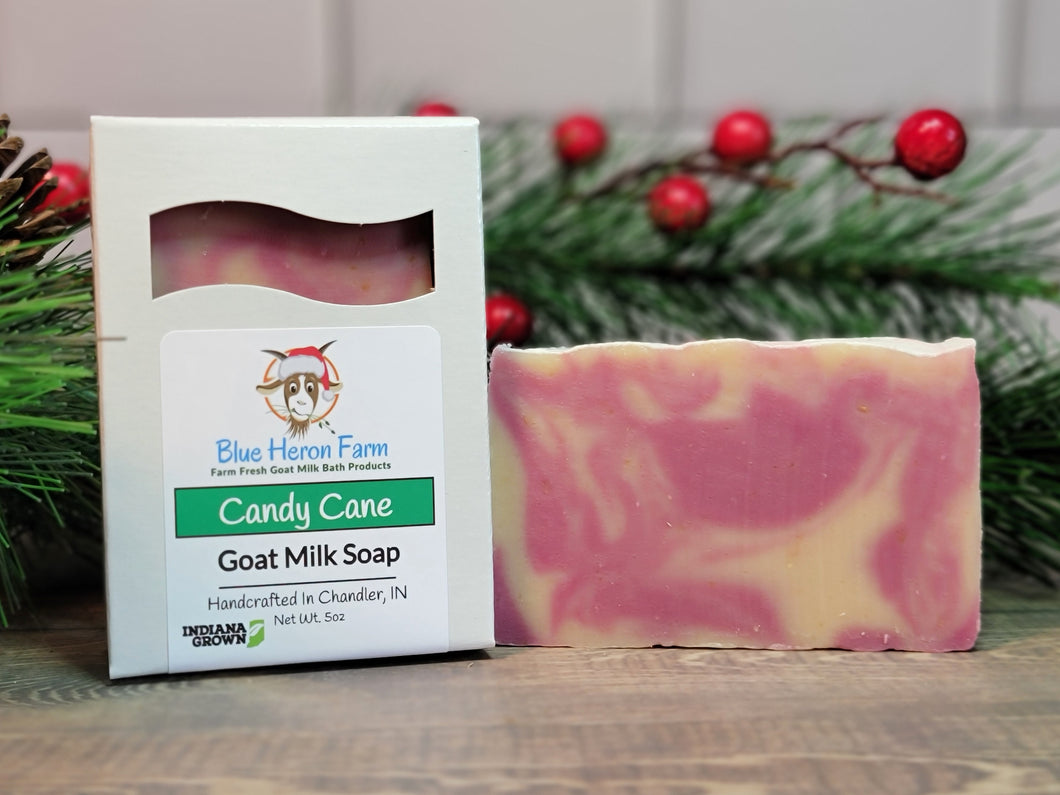 Candy Cane Goat Milk Soap