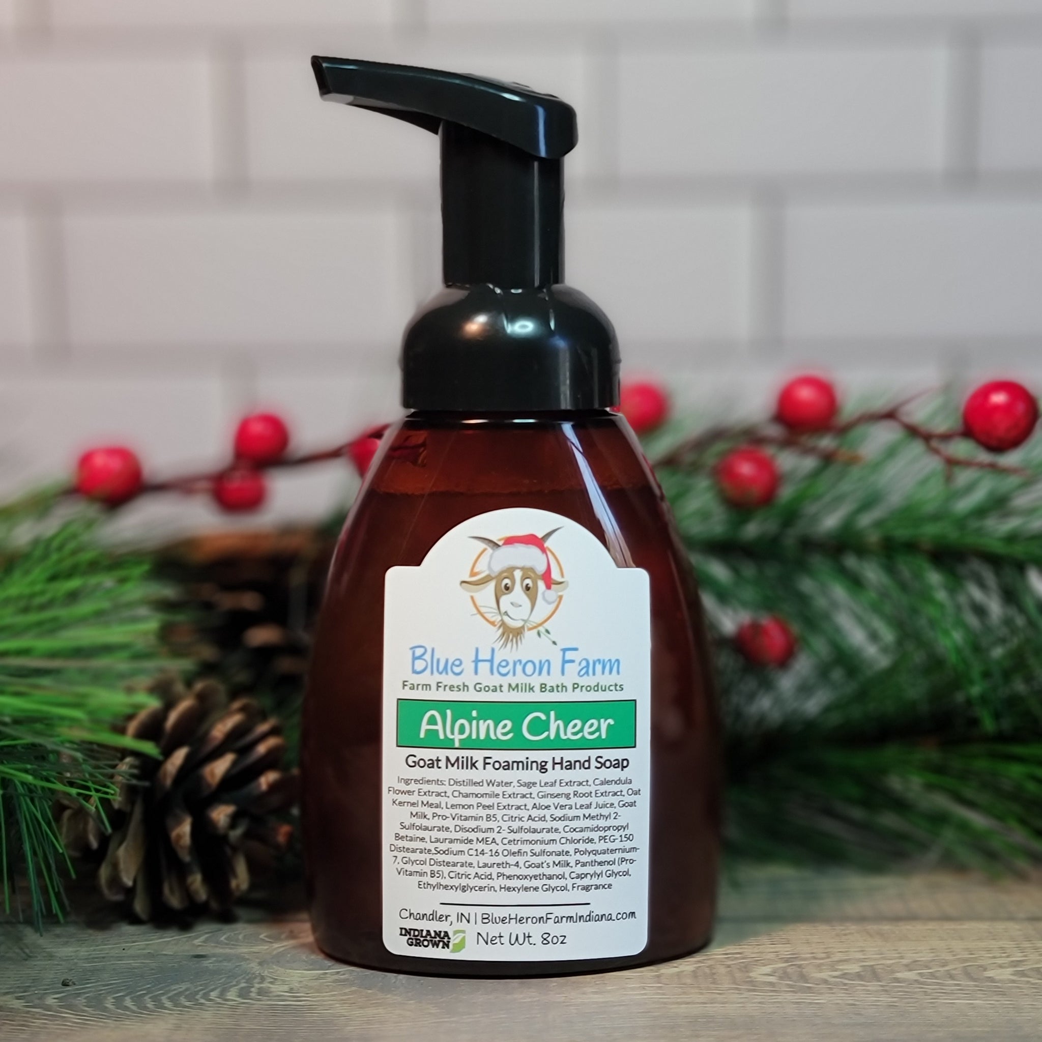 Holiday Limited Edition Goat Milk Foaming Hand Soap – Blue Heron