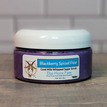 Load image into Gallery viewer, Blackberry Spiced Pear Goat Milk Whipped Sugar Scrub