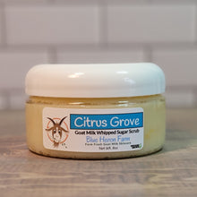Load image into Gallery viewer, Citrus Grove Goat Milk Whipped Sugar Scrub