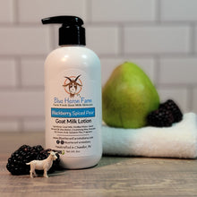 Load image into Gallery viewer, Blackberry Spiced Pear Goat Milk Lotion