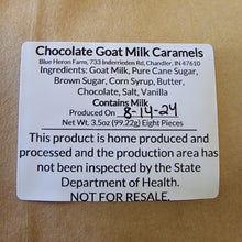 Load image into Gallery viewer, Goat Milk Caramels