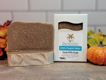 Load image into Gallery viewer, White Pumpkin Amber Goat Milk Bar Soap